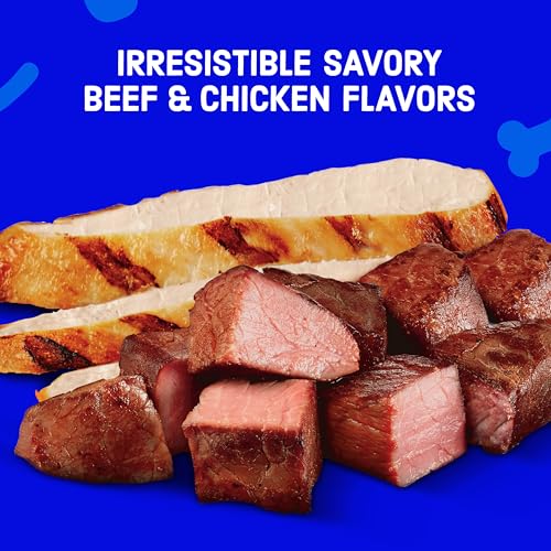Kibbles 'N Bits Small Breed Mini Bits Savory Beef & Chicken Flavors Dog Food, 16-Pound(Pack of 1)