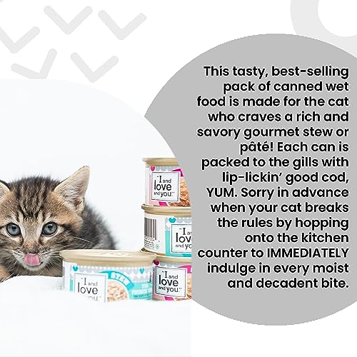 I AND LOVE AND YOU, Cat Food Variety, 3 Ounce, 12 Pack
