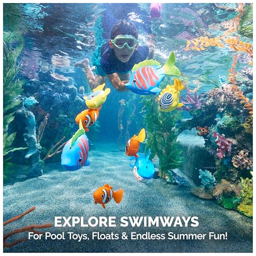 SwimWays Disney’s Finding Dory Mr. Ray’s Dive and Catch Game, Water Toy, Outdoor Toys, Pool Party Favors & Bath Toys for Kids Ages 5 & Up