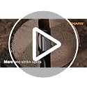 Fiskars X7 Small 14" Hatchet Axe with Sheath for Chopping Wood Kindling for Campfires, Outdoors & Camping, Insert-Molded Forged Steel Head, Low-Friction Blade, Shock Absorbing Handle & Non-Slip Grip