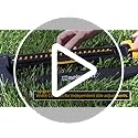 Melnor 65167AMZ XT Turbo Oscillating Sprinkler, 4,500 sq. ft., Quick Connect Bundle, 3-Way Adjustable, Black, Yellow