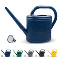 2 Gallon Watering Can, Outdoor Watering Can for Plants, Garden Water Can with Removable Long Spout and Stainless Steel Sprinkler Head, Large Water Can for Greenhouse (Dark Blue, 2 Gallon)