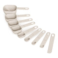 bella 9-Piece Nested Measuring Cups & Spoons Set, Stackable, 4 Cups, 4 spoons, 1 Leveler, Non-slip handles, Kitchen Cooking Baking Measuring Set, BPA Free, Dishwasher Safe, Oatmilk
