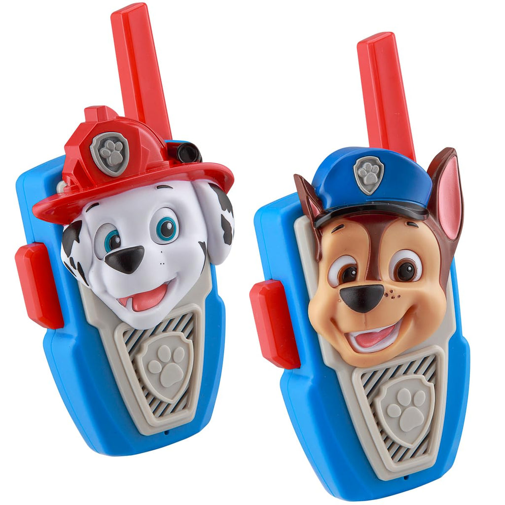 Paw Patrol Toy Walkie Talkies for Kids, Static Free Extended Range Indoor and Outdoor Toys (Chase Marshall)