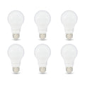 Basics A19 LED Light Bulbs, 60 Watt Equivalent, Energy Efficient 9W, E26 Standard Base, Soft White 2700K, Dimmable, 10,000 Hour Lifetime , 6-Pack