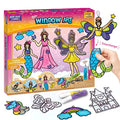 Imagimake Window Art Princess | Suncatcher Kit | Arts and Crafts for Kids Ages 8-12 | Girls Toys Age 6-8 | Unicorn Gifts for Girls Age 6-8 | 5 Year Old Girl Gift | 8 Year Old Girl Birthday Gift