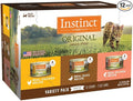 Instinct Original Grain Free Recipe Variety Pack Natural Wet Canned Cat Food by Nature's Variety, 3 Ounce (Pack of 12)