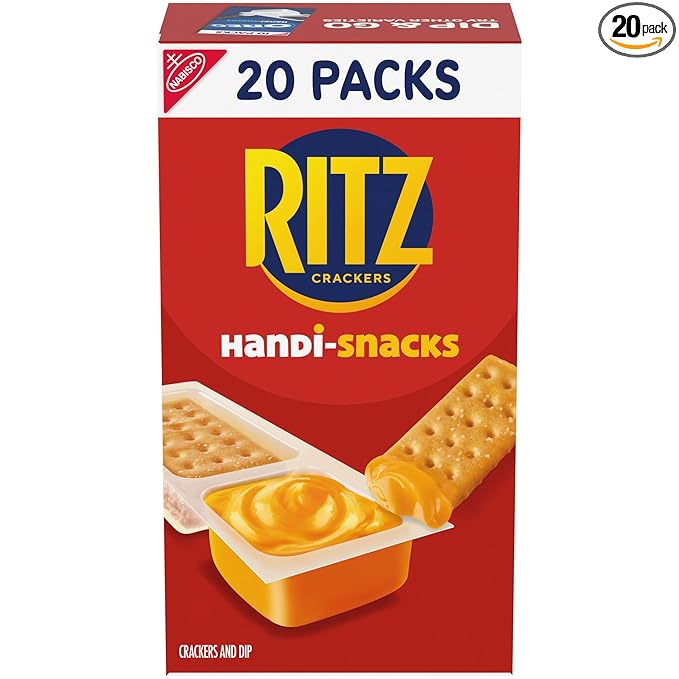 Handi-Snacks RITZ Crackers 'N Cheesy Dip Snack Packs, 20 Snack Packs