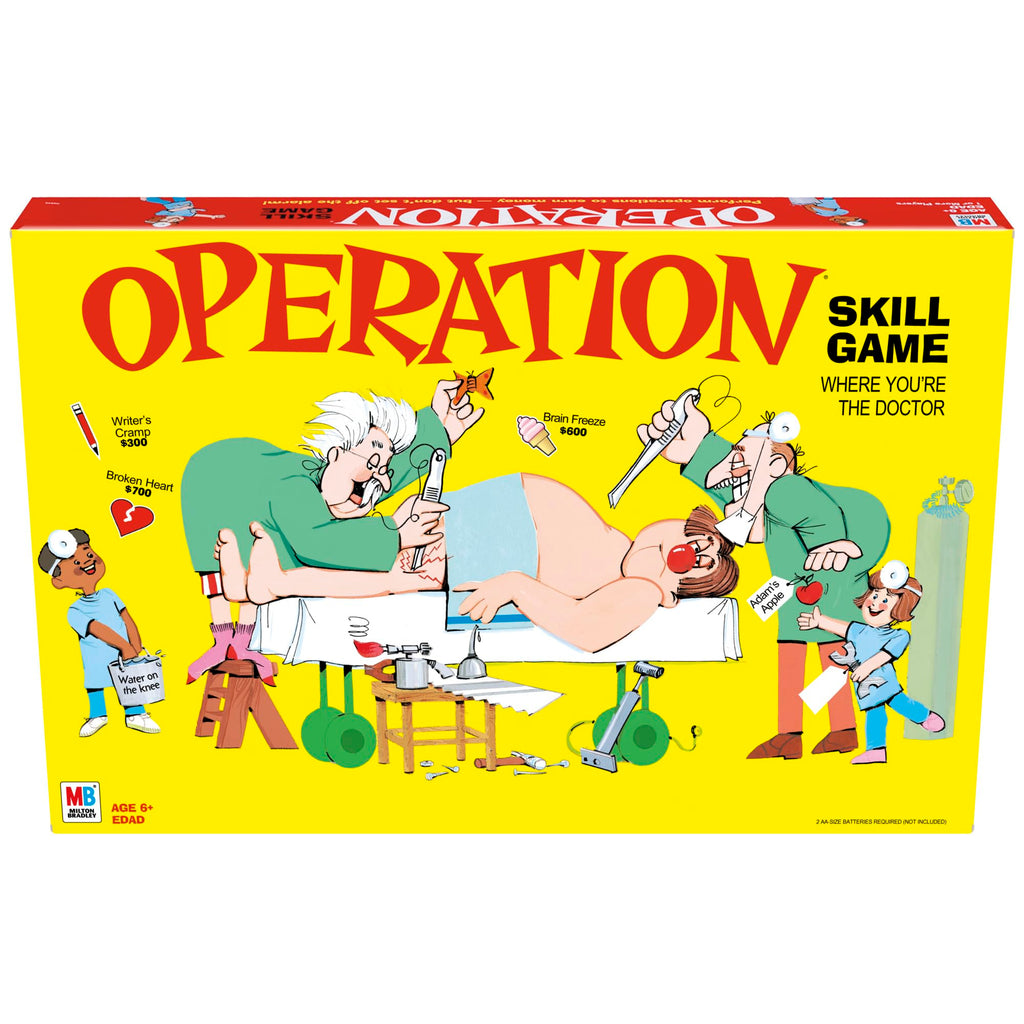 Hasbro Gaming Operation Electronic Board Game, Family Games for Kids Ages 6+, Kids Board Games for 1+ Players, Funny Games for Kids, Easter Gifts for Boys and Girls ( Exclusive)