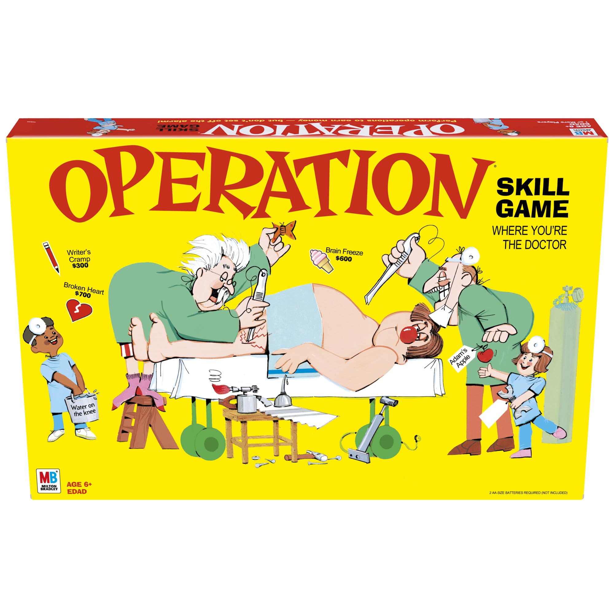 Hasbro Gaming Operation Electronic Board Game, Family Games for Kids Ages 6+, Kids Board Games for 1+ Players, Funny Games for Kids, Easter Gifts for Boys and Girls ( Exclusive)