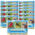 Blue Seal Mealworms & Nuts Suet Cakes for Wild Birds - No Mess Suet Feed, Food for Woodpeckers, Cardinals, Siskins, Sparrows & More - 11oz Suet Feeder, Bird Seed Cakes (Pack of 12)
