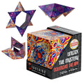 Shashibo Shape Shifting Box - Award-Winning STEM Fidget Toy with Ultra Strong Magnets - Puzzle Cube Transforms Into 100+ Shapes, Perfect Sensory Gift for Kids, Teens, and Adults (Spaced Out)