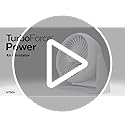 Honeywell TurboForce Air Circulator, Small Tabletop Fan, Quiet Personal Fan for Home or Office, 3 Speeds, 90 Degree Pivoting Head, White, HT-904
