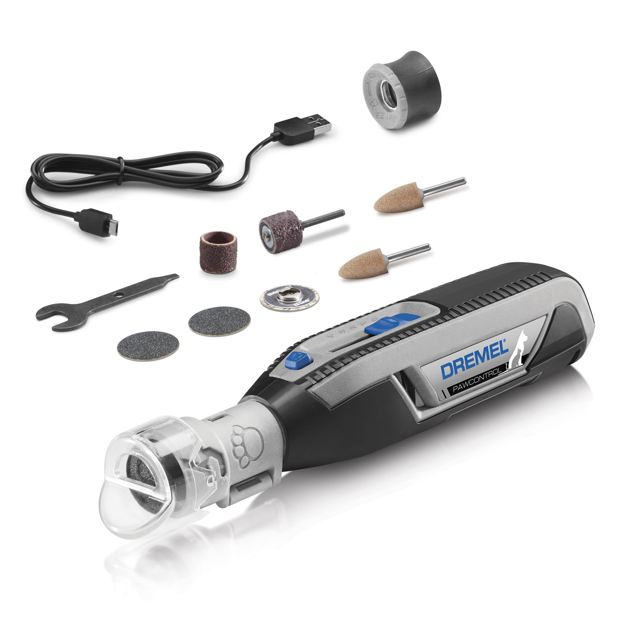 Dremel PawControl 7760-PET Dog Nail Grinder and Trimmer - Cordless & Rechargeable Pet Grooming Tool Kit - Safe for Dogs, Cats, and Small Animals ( Exclusive)