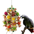 Cokliomc Parrot Toys, Natural Corncob Bird Chew Toys for Small and Medium Macaws, African Grey Parrots,  Parrots Bird Cage