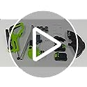 21V Weed Wacker Cordless & Lawn Edger, 9000RPM Electric Weed Eater with 2x2.0Ah Battery, 12" Auto Line Feed String Trimmer with 8 Pcs Spools, Lightweight Edger Lawn Tool for Yard, Green