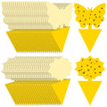 Fruit Fly Traps Indoor Fungus Gnat Trap 48PCS for Plants Yellow Houseplants Outdoor Use Insect Sticky