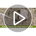 Garden Hose 50ft, Heavy Duty Stainless Steel Water Hose with 10 Functional Nozzles, No Kink, Lightweight and Flexible, Easy to Use and Store, Strong and Sturdy, Suitable for Yard and Lawn