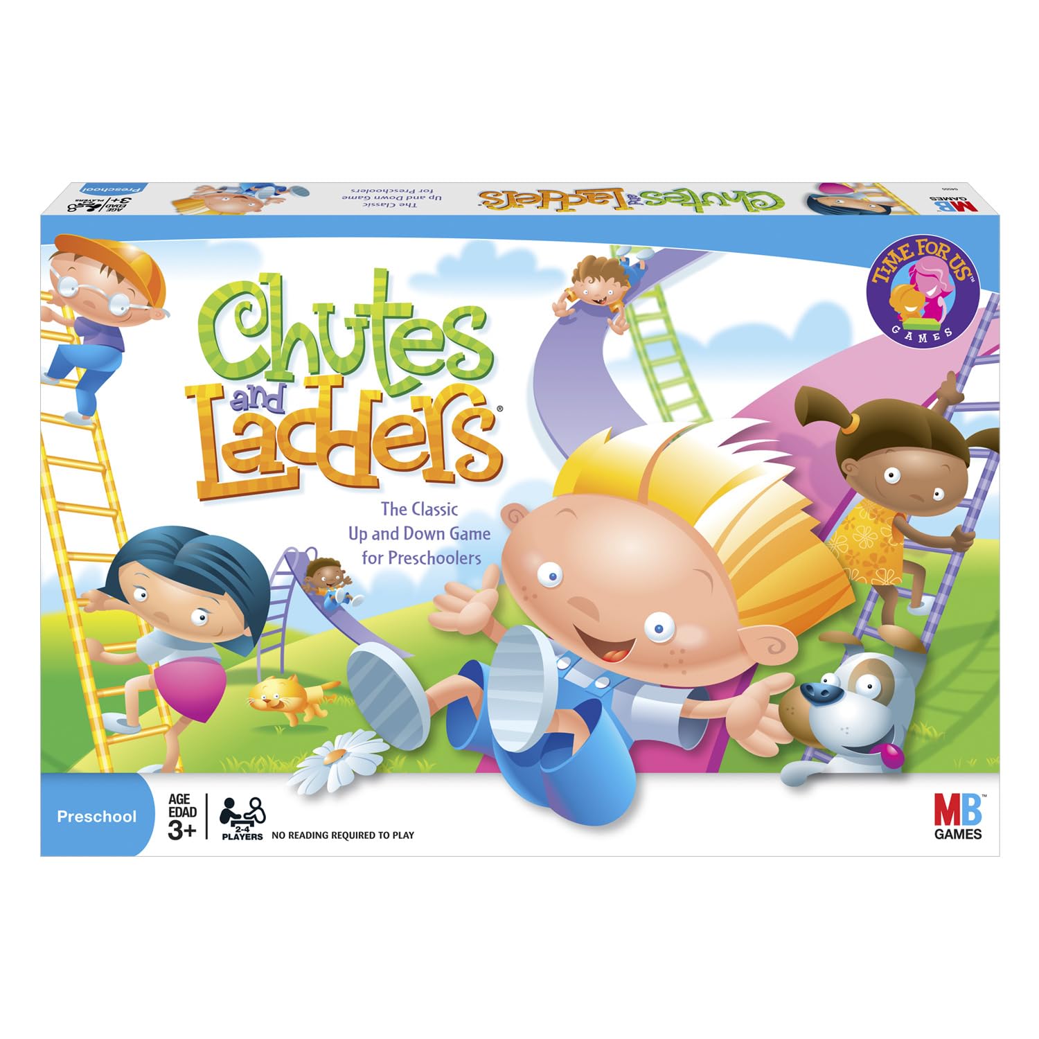 Hasbro Gaming Chutes and Ladders Board Game, 2 to 4 Players, Easter Gift for Kids, Preschool Classroom Games, Ages 3+ ( Exclusive)