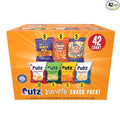 Utz Snack Variety Pack Individual Snacks, Includes Potato Chips, Cheese Curls, Popcorn, and Party Mix, Crunchy Travel Snacks for Lunches, Vending Machines, and Enjoying on the Go (Pack of 42)
