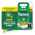 Spruce Weed Killer Spray Power Wand Kit - Weed + Grass Killer₃ Reusable Weed Sprayer, Spot-Treating Kills Weeds in Lawns and Gardens, Additional 2 AA Batteries Included for Continuous Power (64 oz)