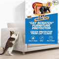 12 Pack Cat Scratch Furniture Protector Tape Sheets – Double-Sided Sticky Training (5 XL, 5 Large, 2 Medium) – Anti-Scratch Couch & Sofa Guard – Clear – Not for Leather, Velvet, Microfiber