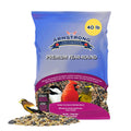 Armstrong Wild Bird Food Premium Year-Round Blend, 40 Pounds - with Cut Corn, Red Milo, White Millet & Black Oil Sunflower Seeds - Backyard Bird Feeding