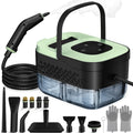 Steam Cleaner, Portable Steamer for Cleaning with 16pcs Accessories, 6-Level Adjustable and 15s Heat-Up, Handheld Steam Cleaner for Home, Tile, Dirt, Grout, Grease, Car Detailing