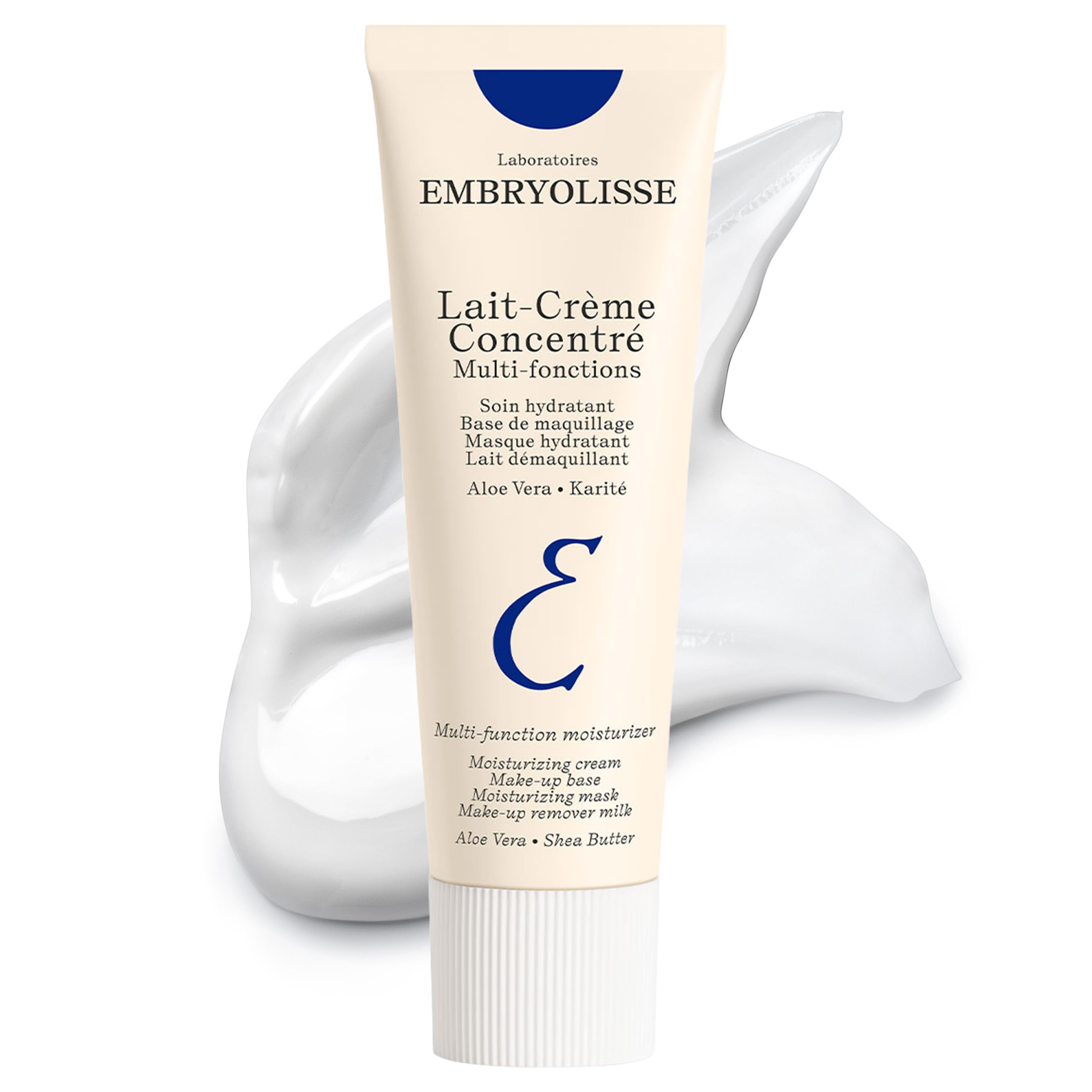 Embryolisse Lait-Crème Concentré Face Moisturizer and Makeup r, French Face Cream With Shea Butter & Aloe Vera