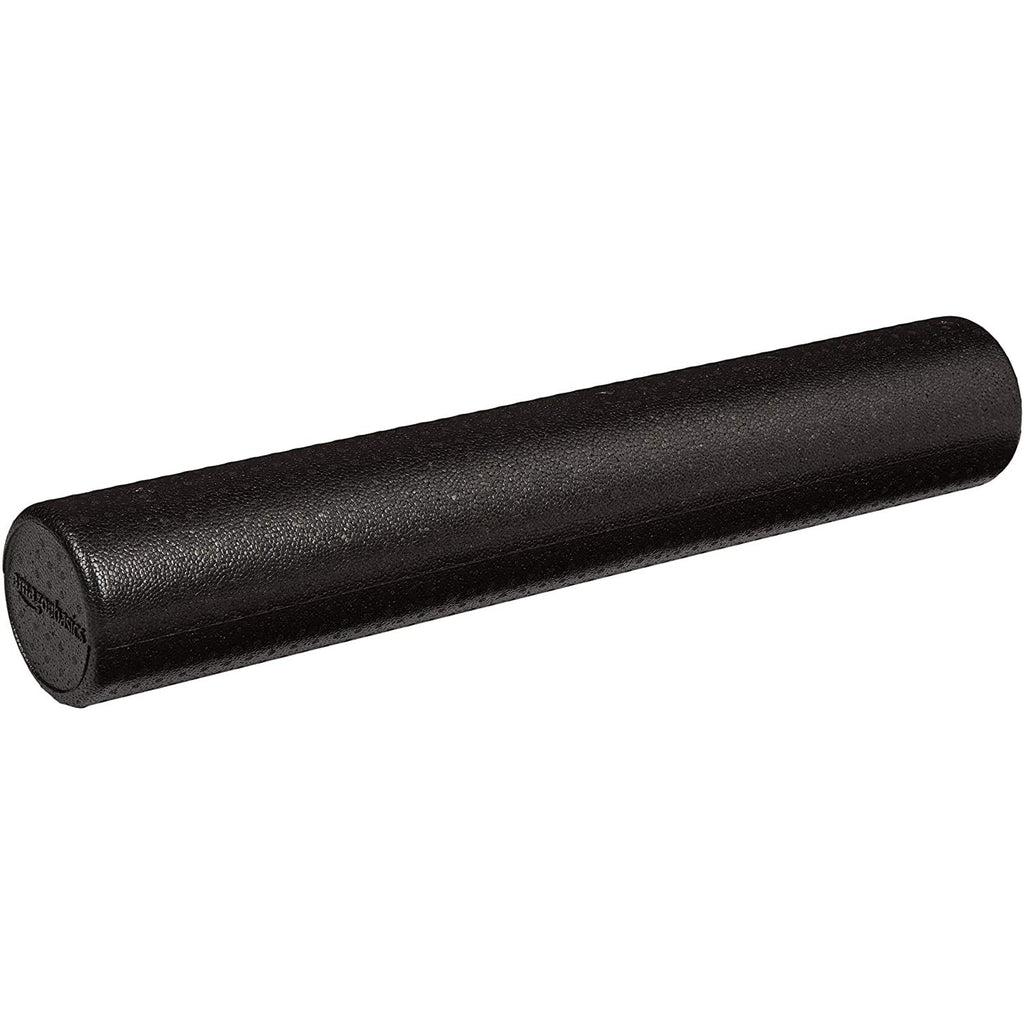 Basics High-Density Foam Roller for Exercise, Stretching and Muscle Recovery, 36 Inches, Black