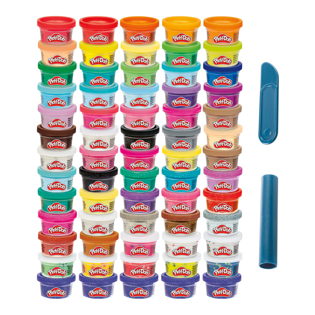 Play-Doh Ultimate Color Collection 65-Pack of 1-oz Cans, Includes Sparkle, Confetti & Color Burst, Back to School Classroom Supplies, Preschool Toys, Ages 2+ ( Exclusive)