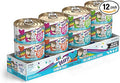 Weruva B.F.F. OMG - Best Feline Friend Oh My Gravy!, Variety Pack, Rainbow Road, Wet Cat Food By, 2.8oz Can (Pack of 12)