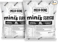 Milk-Bone Flavor Snacks Mini's Dog Biscuits, Flavored Crunchy Dog Treats, 2 Refill Packs, 35 Oz. Each (70 Oz. Total)