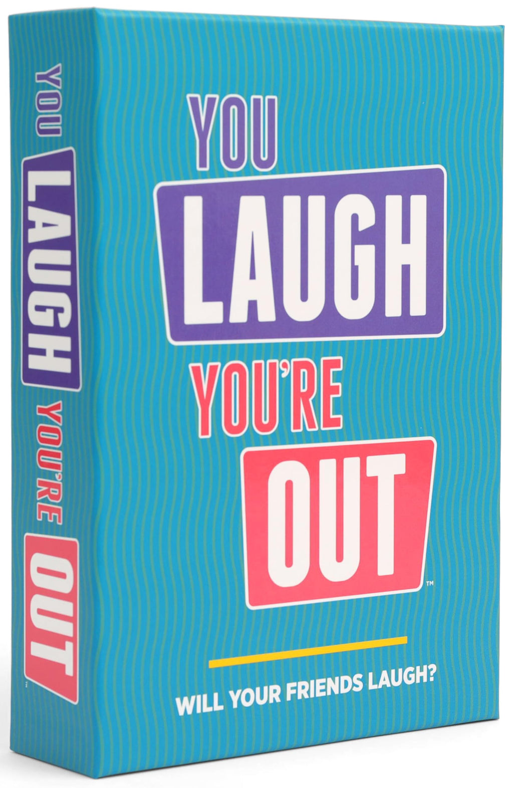 You Laugh You're Out [A Party Game with Hilarious Charades Family Card Games for Adults & Teens | Great Gift for Father's Day | 125 Prompt Cards Fun for Family Game Nights & Parties | Ages 14+]
