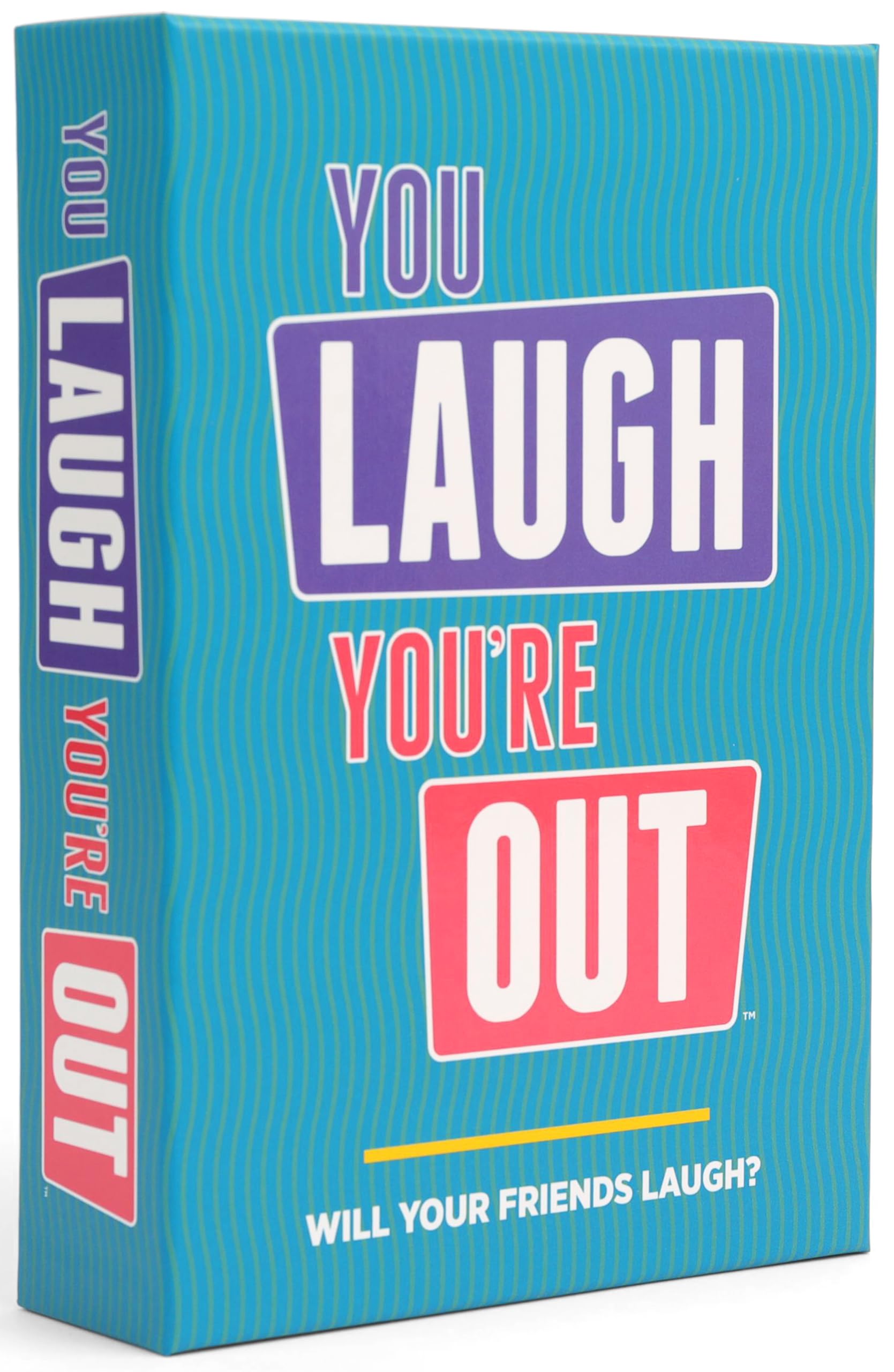 You Laugh You're Out [A Party Game with Hilarious Charades Family Card Games for Adults & Teens | Great Gift for Father's Day | 125 Prompt Cards Fun for Family Game Nights & Parties | Ages 14+]