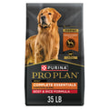 Purina Pro Plan Complete Essentials Shredded Blend Beef and Rice Dog Food Dry Formula with Probiotics for Dogs - 35 lb. Bag