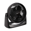 Basics Air Circulator Desk Fan for Bedroom, Home and Office, 90-Degree Tilt Head, 3 Speed Settings, Cooling, 35 Watts, Black, 11.1"W x 6.3"D x 10.9"H