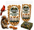 Forest Haven Premium Raw Peanuts for Squirrels – 10LB Bulk Squirrel Food – Unsalted Peanuts in Shell for Birds, Deer & Wildlife – Bonus Binoculars Included - USA Grown