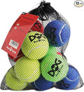 INSUM Tennis Balls for Dogs - 12 Pack 2.5'' Durable Non-Toxic Outdoor Dog Toys Balls with Mesh Bag, SGS Certified, Colorful Fetch Toys, Medium Large Breeds (Non Squeaky)