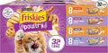 Purina Friskies Gravy Wet Cat Food Variety Pack, Poultry Shreds, Meaty Bits and  Filets - (Pack of 32) 5.5 oz. Cans