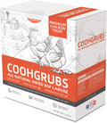 COOHGRUBS Black Soldier Fly Larvae for Chickens – 100% Natural Non-GMO Grubs, 85X More Calcium Than Dried Mealworms – Clean, Nutritious & Delicious High-Protein Poultry & Bird Treats, 10-lb Box