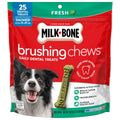 Milk-Bone Brushing Chews Original Chicken Flavor Daily Dental Dog Treats, Small/Medium, 19.6 Oz. Bag