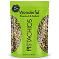 Wonderful Pistachios No Shells, Roasted & Salted Nuts, 24 Ounce Resealable Bag, Protein Snacks, Gluten Free, Healthy Snack