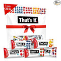 That's it. Mini Fruit Bars (Variety 35 Pack) No Sugar Plant-Based, Vegan & Gluten Free, Breakfast Bar, Paleo, for Children, Non GMO, Fiber (7 Blueberry, 7 Cherry, 7 Fig, 7 Mango, 7 Strawberry)
