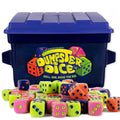 Big Discoveries Dumpster Dice Fast-Paced Family Dice Game | Fun 4-Player Board and Dice Game with Dumpster, 80 Piece Dice Set, and Graffiti Stickers | Perfect for Travel, Parties, and Game Night