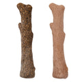 Pupstages Dogwood Calming Dog Chew Toy – Real-Wood Blend, Moderate Chewers, Medium, 7.5", 2-Pack (Natural & Hemp Flavors)