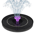 3.5W Solar Bird Bath Fountain Pump, Solar Powered Water Pump, Outdoor Water Fountain with 8-in-1 Nozzles, 4 Fixed Pipes for Hummingbirds, Garden, Pool, Pond