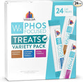 Weruva Wx Phos Focused, Lickable Cat Treats Variety Pack, 0.5oz Tube, Pack of 24