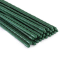 Xiny Tool Garden Stakes, 25 Pack Steel Plant Garden Tomato Stakes with Plastic Coat for Climbing Plants (25 Pack 58 Inch)