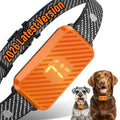 Dog Bark Collar for Large Medium Small Dogs, Effective No-Bark Collar, Smart Barking Collar, Rechargeable Bark Collar with 7 Sensitivity, 3 Modes, Waterproof, Neon Orange